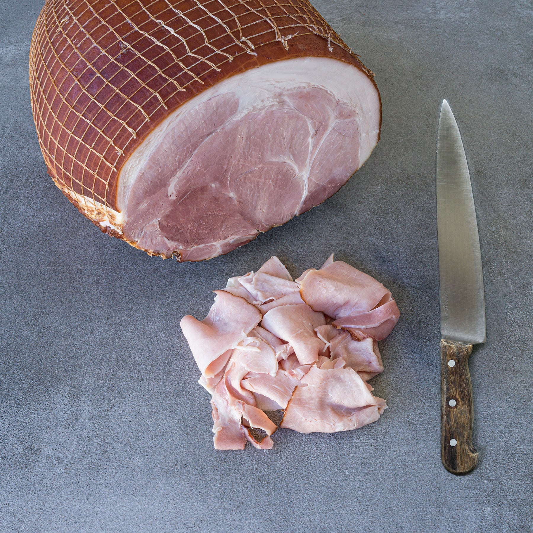 Marque Pork Leg Ham Traditional Wood Smoked - Half (Boneless) min 3kg - Image 3
