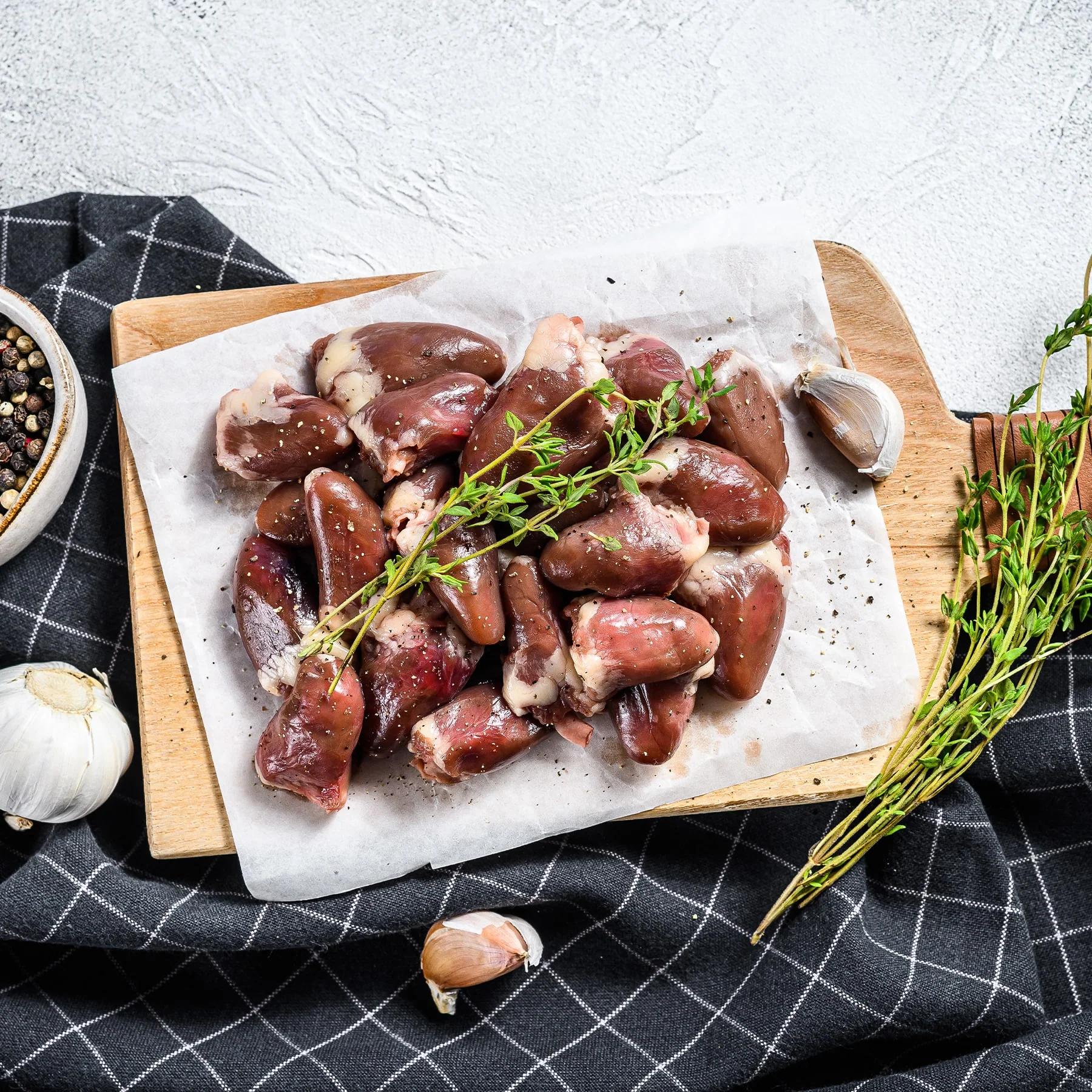Duck Hearts 1kg (frozen)
