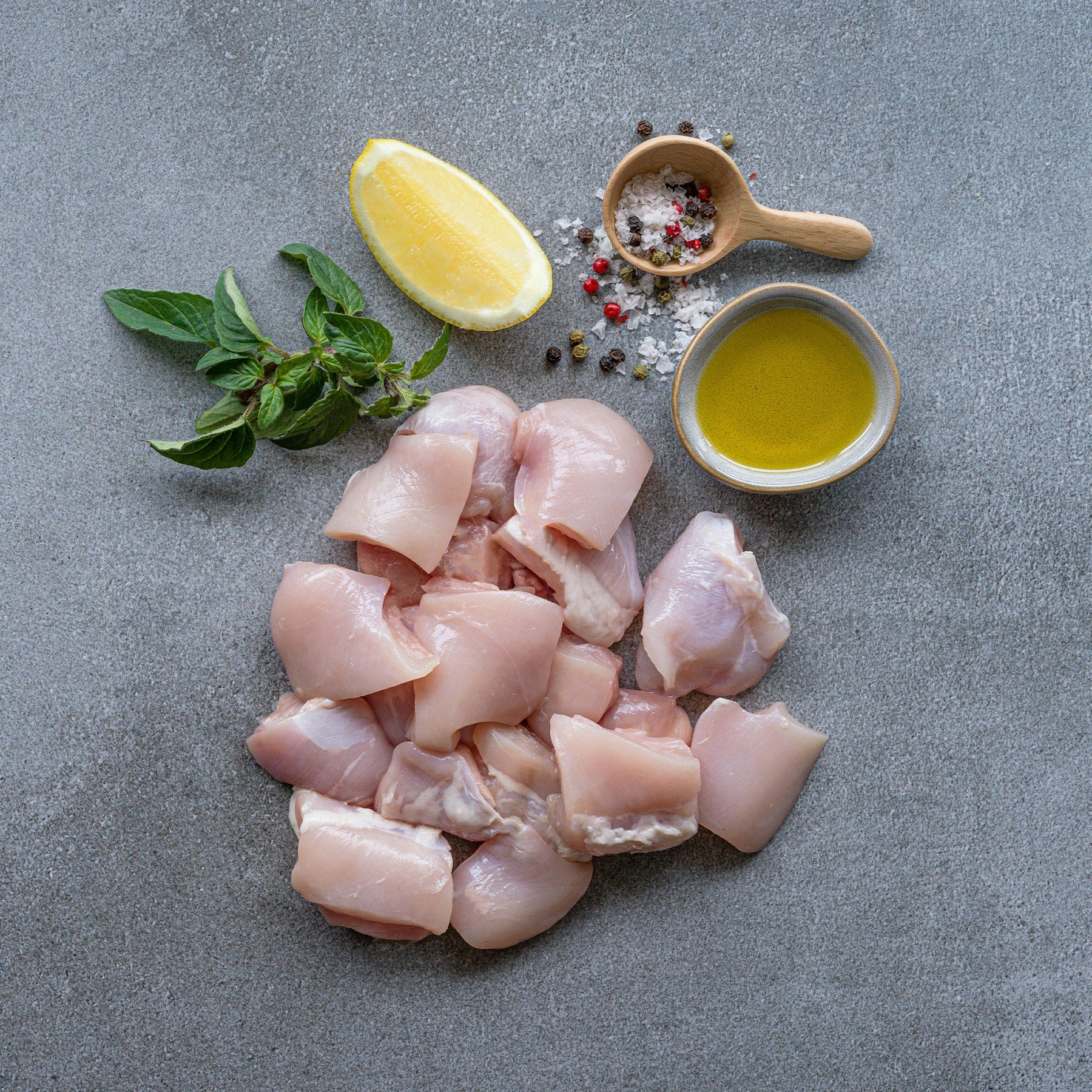 Free Range Diced Chicken 2kg