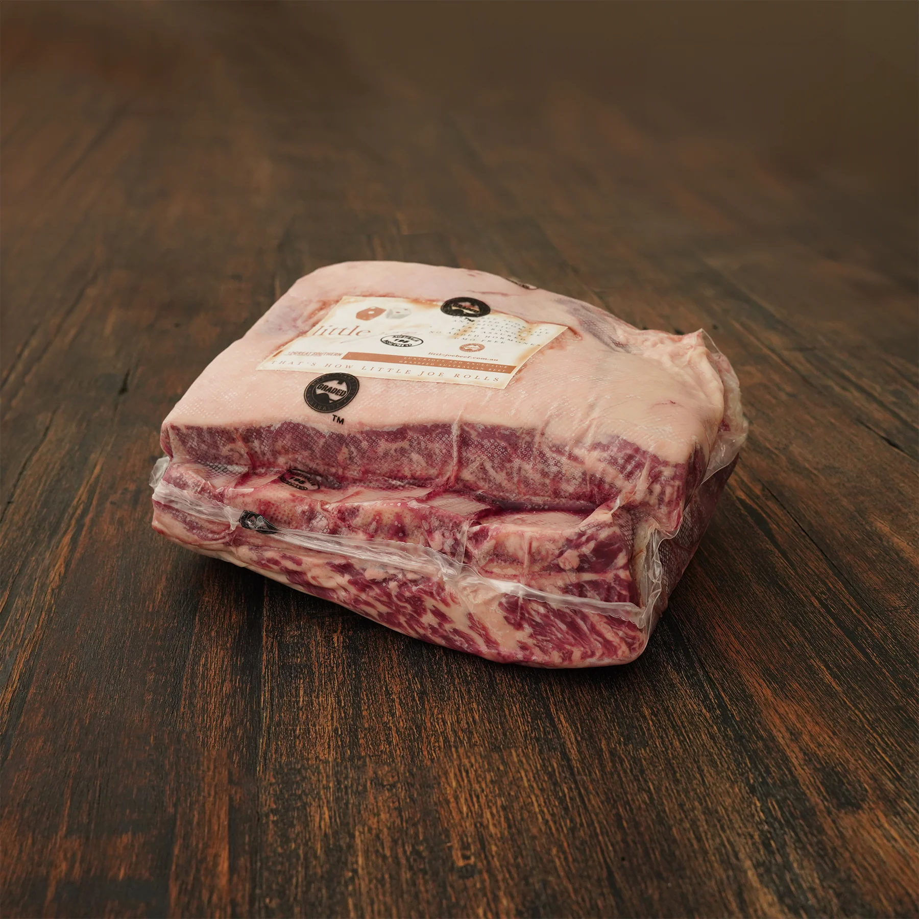 Little Joe Grass-Fed Beef Short Rib MB4 (2 pieces per pack) min 3kg