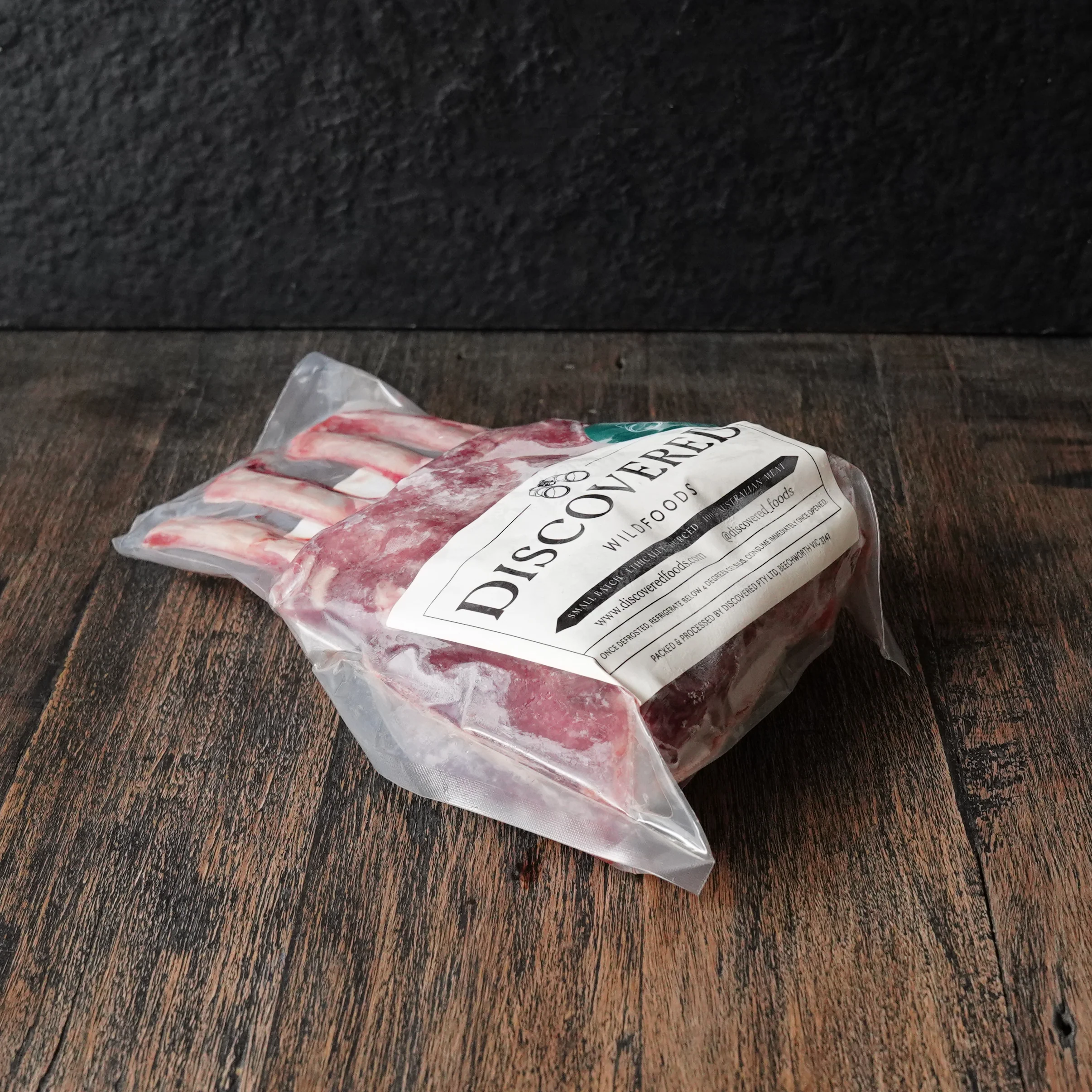 Wild Venison Rack 4 Point 600g (frozen)